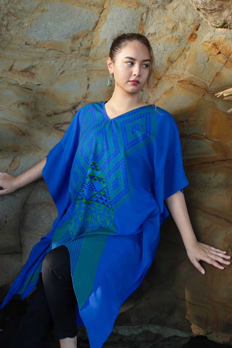 BUTTERFLY KAFTAN - TRANSCENDING SAPPHIRE BLUE