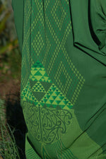 LONG KAFTAN DRESS - TRANSCENDING GREEN