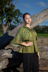 MOANA TOP - OLIVE