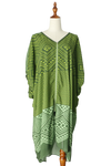 LONG KAFTAN DRESS - NIHO OLIVE