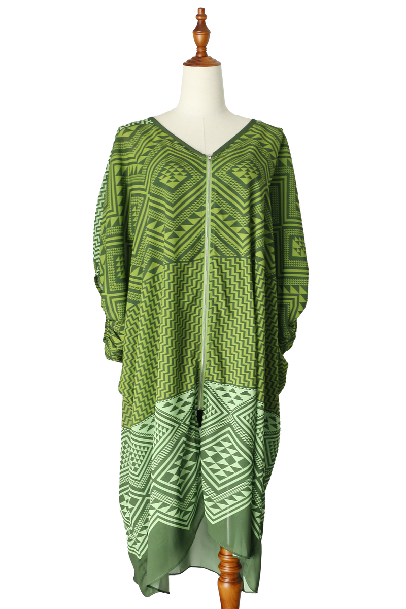 LONG KAFTAN DRESS - NIHO OLIVE