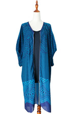 LONG KAFTAN DRESS - NIHO TEAL