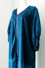 LONG KAFTAN DRESS - NIHO TEAL