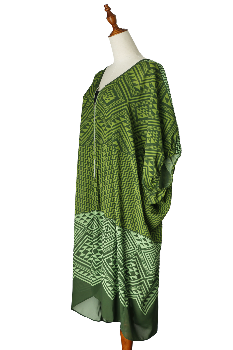 LONG KAFTAN DRESS - NIHO OLIVE
