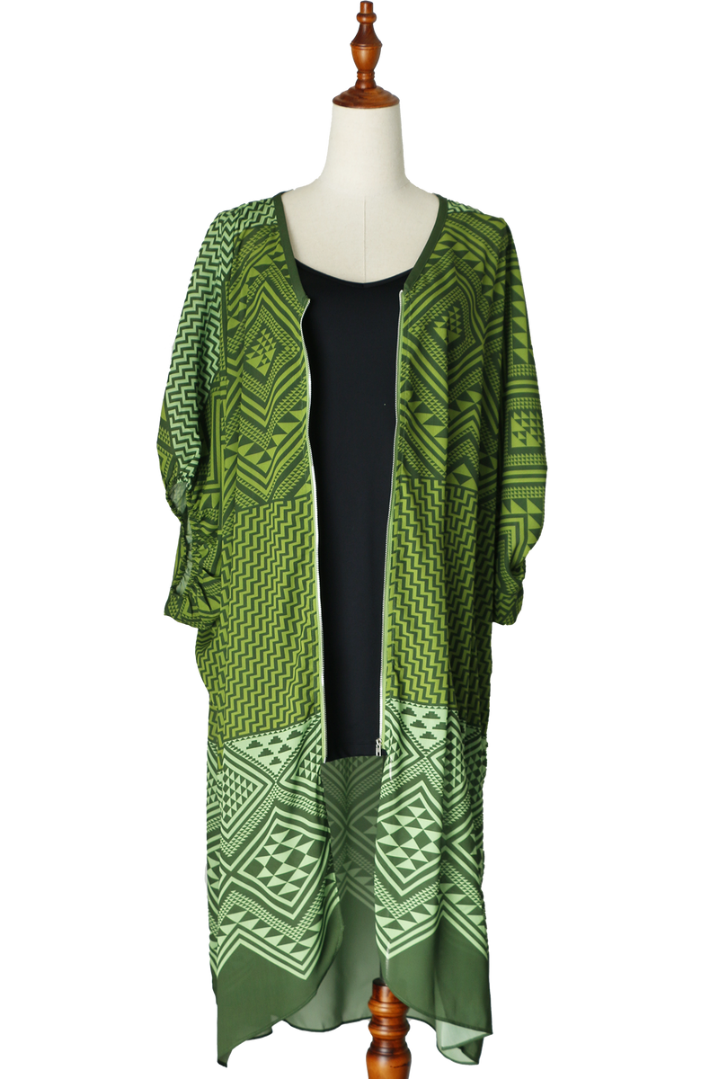 LONG KAFTAN DRESS - NIHO OLIVE