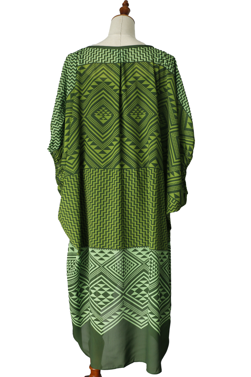 LONG KAFTAN DRESS - NIHO OLIVE