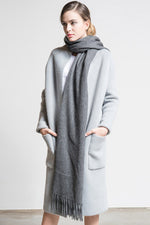 Essentials Scarf/Shawl - Charcoal - 100% Lambswool