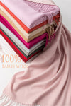 Essentials Scarf/Shawl - Soft Pink - 100% Lambswool