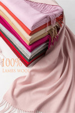 Essentials Scarf/Shawl - Soft Beige - 100% Lambswool