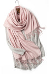 Essentials Scarf/Shawl - Soft Pink - 100% Lambswool