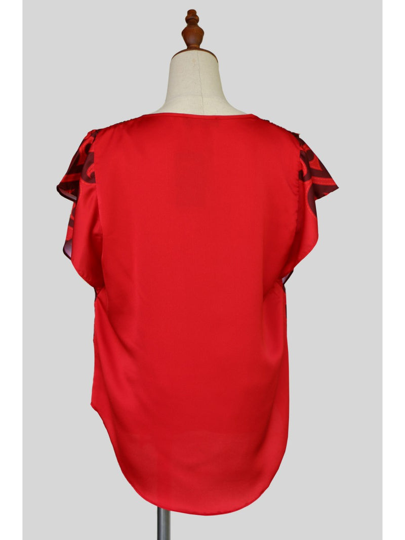 AIRINI TUNIC TOP- RED