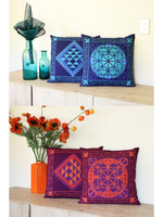 CUSHION COVER-TEAL TĀNIKO