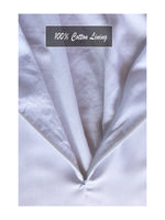 FLARED SLEEVE DRESS - WHITE